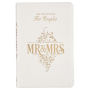 Gift Book Mr. & Mrs. White Faux Leather