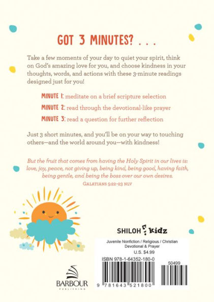 Choose Kindness: 3-Minute Devotional Inspiration for Kids