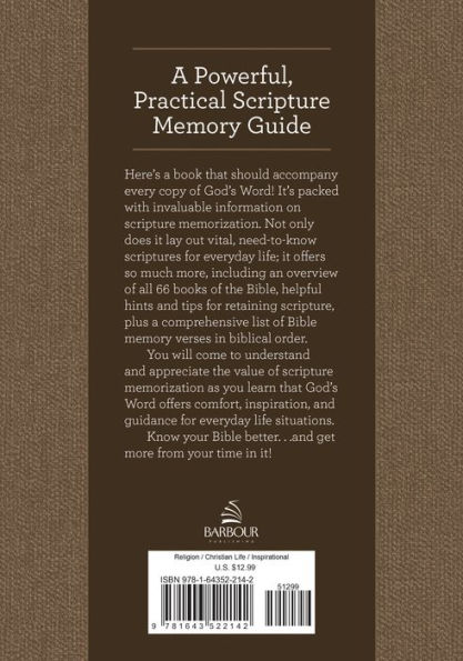 A Genesis to Revelation Scripture Memory Guide
