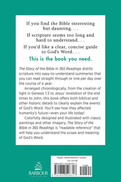 The Story of the Bible in 365 Readings: See and Understand the Grand Arc of Scripture