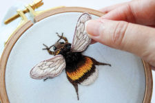 Alternative view 2 of Stumpwork Embroidery & Thread Painting: Stitch 3-D Nature Motifs