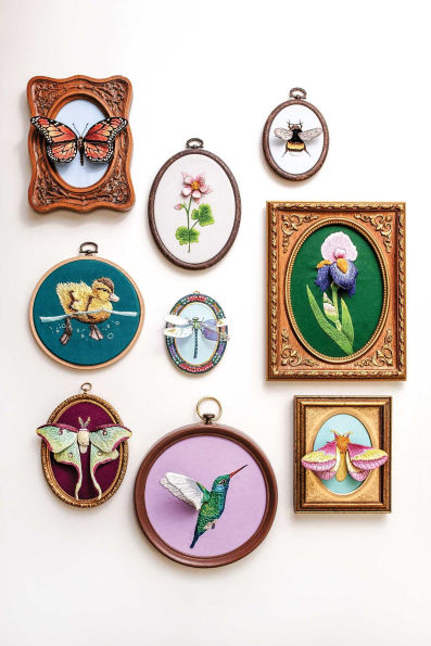 Stumpwork Embroidery & Thread Painting: Stitch 3-D Nature Motifs