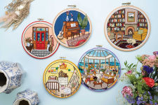 Alternative view 6 of Embroidered Interiors: Stitch 11 Charming Spaces; Skill-Building Techniques