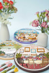 Alternative view 9 of Embroidered Interiors: Stitch 11 Charming Spaces; Skill-Building Techniques