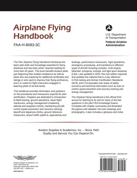 Airplane Flying Handbook (2025): FAA-H-8083-3C