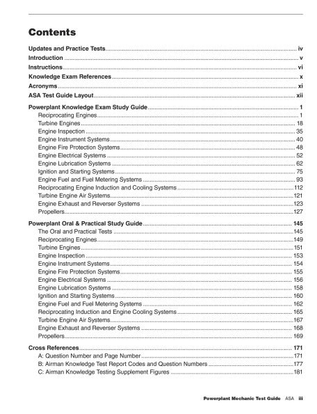 Powerplant Mechanic Test Guide Plus 2025: Paperback plus software to study and prepare for your aviation mechanic FAA Knowledge Exam