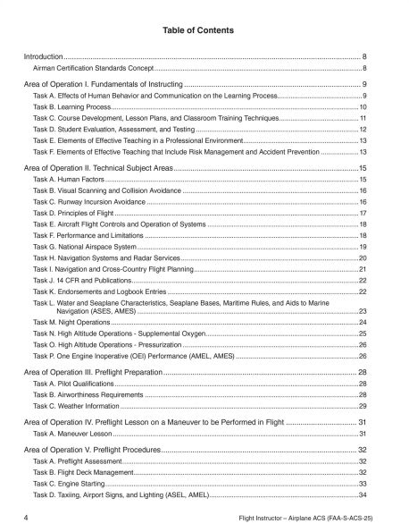 Airman Certification Standards: Flight Instructor - Airplane (2025): FAA-S-ACS-25