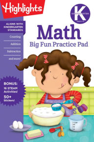 Title: Kindergarten Math Big Fun Practice Pad, Author: Highlights Learning