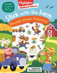 Title: Stick with the Farm Hidden Pictures Reusable Sticker Playscenes, Author: Highlights