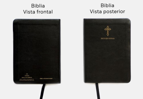 Biblia Católica en español. Símil piel negro, tamaño compacto / Catholic Bible. Spanish-Language, Leathersoft, Black, Compact