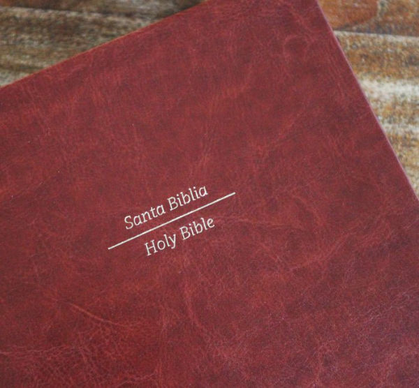 Biblia Bilingüe Reina Valera 1960/ESV Tamaño grande piel marrón / Bilingual Bibl e RVR60/English Standard Large Size Large Print Leather