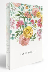 Title: Biblia Reina Valera 1960 tamaño manual, tapa dura, flores rosadas / Spanish Bibl e RVR 1960 Handy Size, LP, HC, pink flowers, Author: Reina Valera Revisada 1960