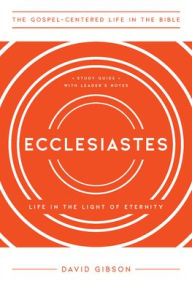 Title: Ecclesiastes: Life in the Light of Eternity, Study Guide with Leader's Notes, Author: David Gibson