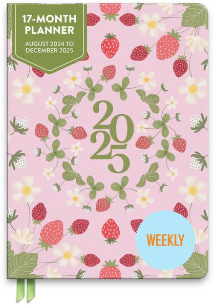 2025 Spiraling Strawberries Weekly Pocket (17 months) Exclusive