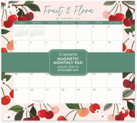 Title: 2025 Fruit & Flora Magnetic Monthly Pad (17 months) Exclusive