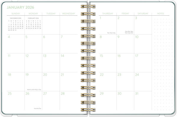 2025-2026 Birds & Blooms Deluxe Compact Flexi Planner 17m Exclusive