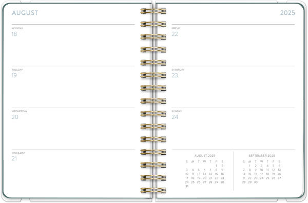 2025-2026 Birds & Blooms Deluxe Compact Flexi Planner 17m Exclusive
