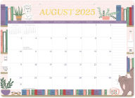 Title: 2025-2026 Book Lovers Decorative Desk Blotter 17m Exclusive