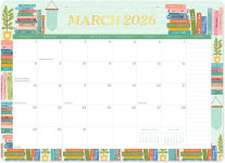Alternative view 3 of 2025-2026 Book Lovers Decorative Desk Blotter 17m Exclusive