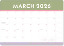 Alternative view 3 of 2025-2026 Color Block Decorative Desk Blotter 17m Exclusive