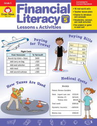Title: Financial Literacy Lessons and Activities, Grade 5 Teacher Resource, Author: Evan-Moor Corporation