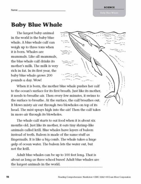 Reading Comprehension: Nonfiction, Grade 2 Teacher Resource
