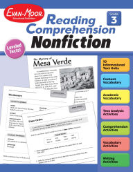 Title: Reading Comprehension: Nonfiction, Grade 3 Teacher Resource, Author: Evan-Moor Educational Publishers