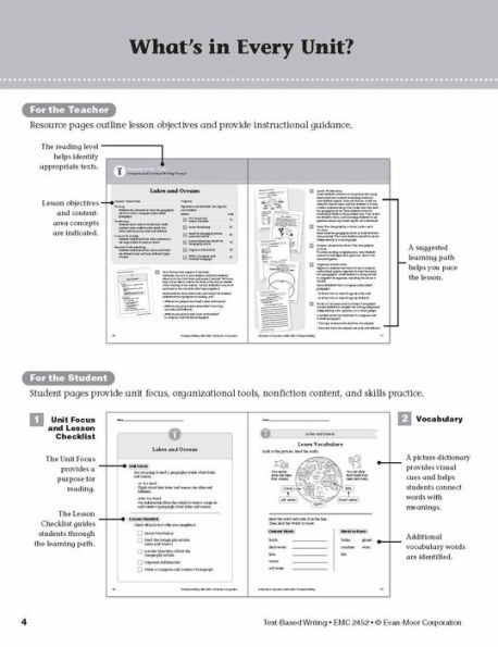 Text-Based Writing, Grade 2 Teacher Resource