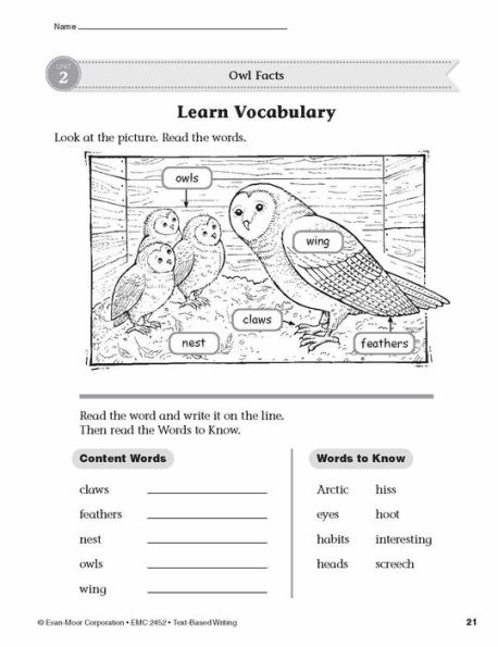 Text-Based Writing, Grade 2 Teacher Resource