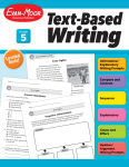 Alternative view 1 of Text-Based Writing, Grade 5 Teacher Resource
