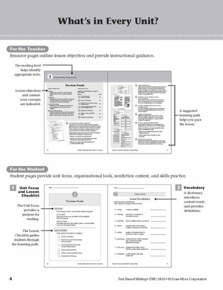 Text-Based Writing, Grade 5 Teacher Resource