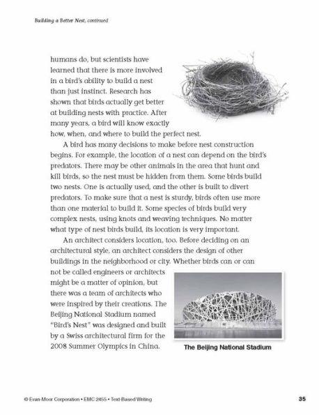 Text-Based Writing, Grade 5 Teacher Resource