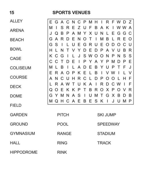 Large Print Floral Word Search