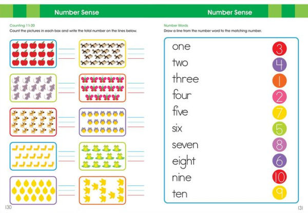 Ready to Learn: First Grade Workbook: Fractions, Measurement, Telling Time, Descriptive Writing, Sight Words, and More!