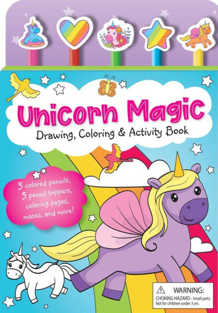 Unicorn Backpack Travel Coloring and Activity Set by Bendon, Other Format