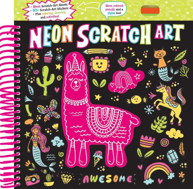 Scratch Art, Stencil & Spiral Art Kit