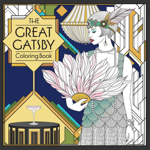 The Great Gatsby Coloring Book by F. Scott Fitzgerald, Chellie Carroll