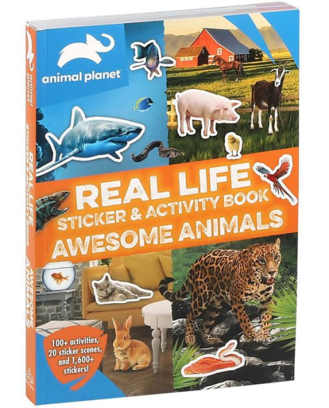 Animal Planet: Real Life Sticker and Activity Book: Awesome Animals