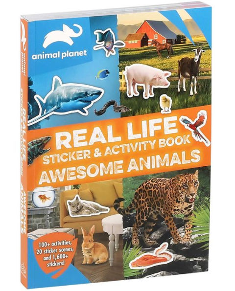 Animal Planet: Real Life Sticker and Activity Book: Awesome Animals