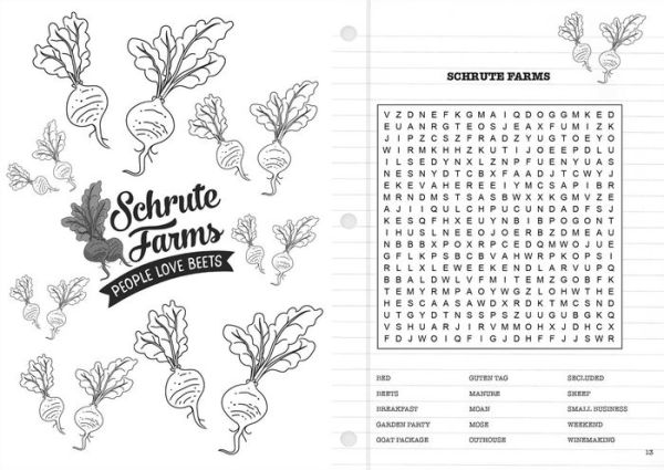 The Office Word Search, Quips, Quotes & Coloring Book
