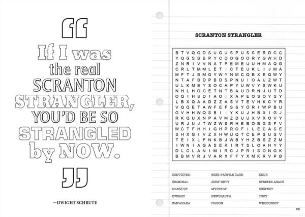 The Office Word Search, Quips, Quotes & Coloring Book