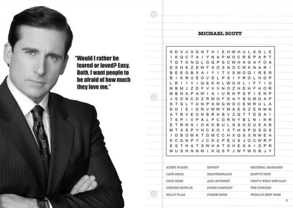 The Office Word Search, Quips, Quotes & Coloring Book