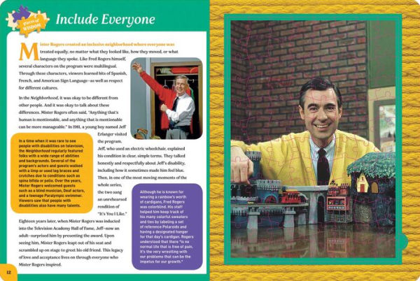 Mister Rogers' Neighborhood: Pieces of Wisdom Jigsaw Puzzle Book