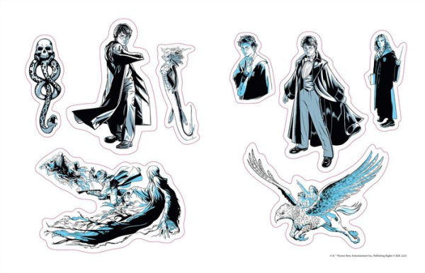 Harry Potter World of Stickers: Art from the Wizarding World Archive