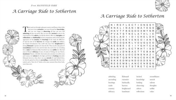 Jane Austen Word Search