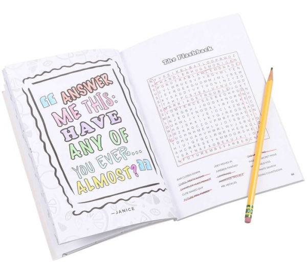 Friends Word Search, Quips, Quotes, and Coloring Book