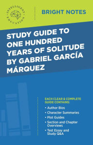 Title: Study Guide to One Hundred Years of Solitude by Gabriel Garcia Marquez, Author: Intelligent Education