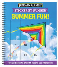Title: Brain Games Sticker By Number Summer Fun!, Author: Publications International Ltd