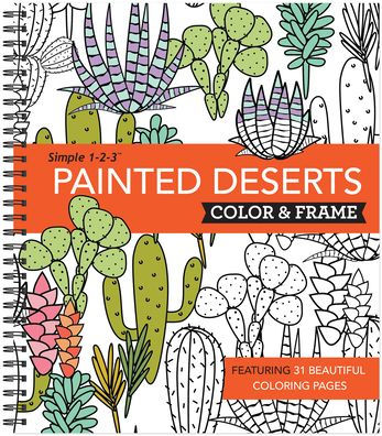 Brain Games Painted Desert Color and Frame