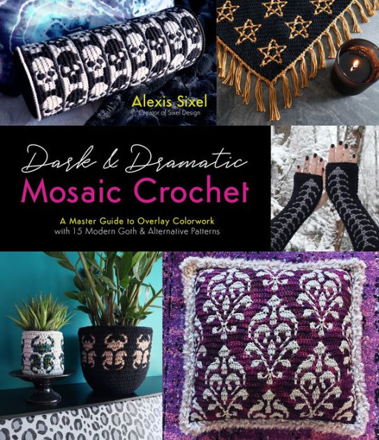 Crochet hook case, mosaic - Folksy